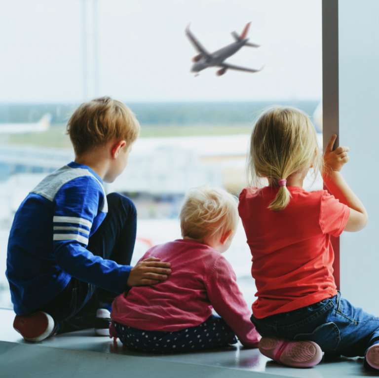 tips for flying with kids